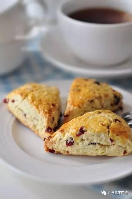 优美西点の蔓越莓司康 英式下午茶点心scone