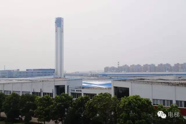 江南嘉捷电梯扩建厂房拟修建试验塔高度为140米,6井道!