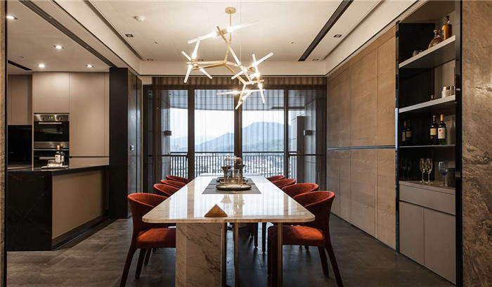 郑州专业豪宅设计公司推荐260平大平层豪宅装修设计