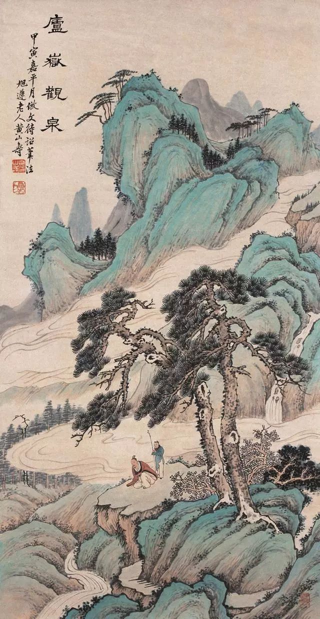 国画大家黄山寿山水画作品赏析 