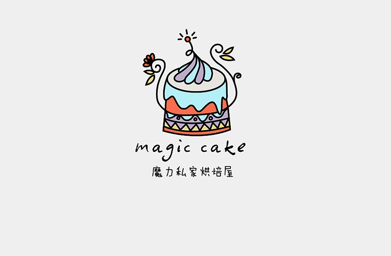 logofree分享:魔力私家烘焙品牌logo设计