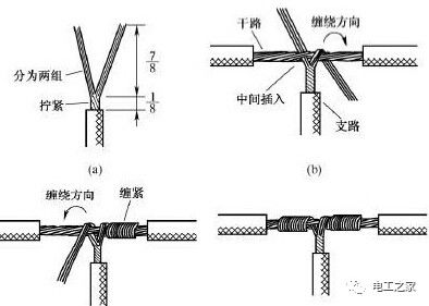 电线接头接法图解