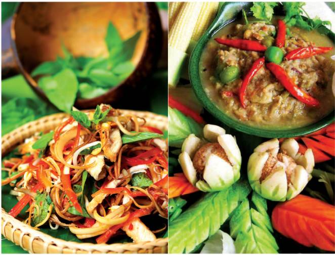 菜和越南菜那般出名,但是其平和的口味,不仅保留了东南亚菜系的特色