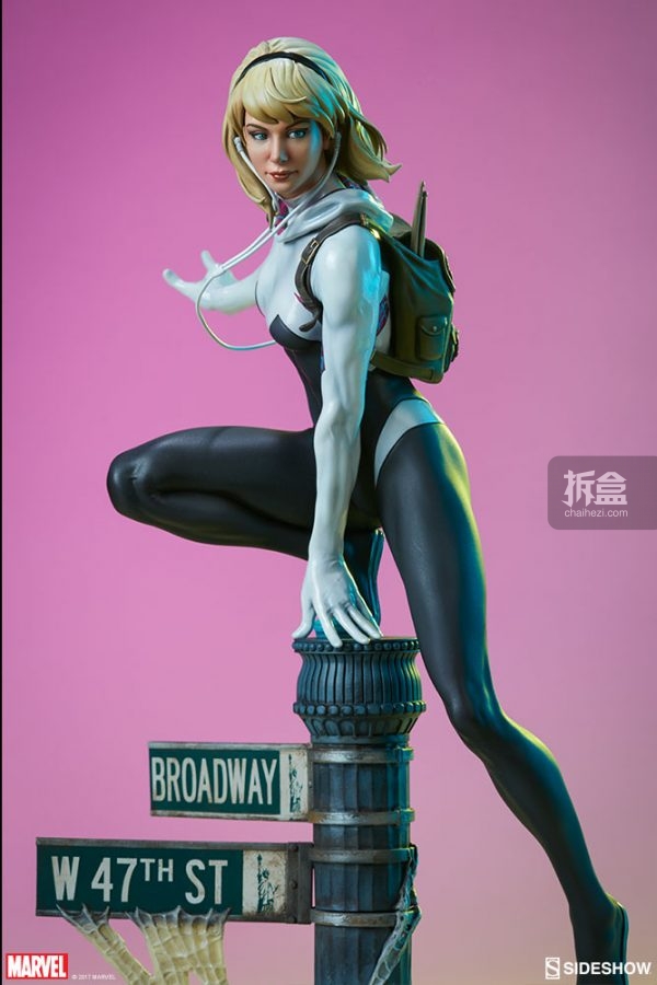 sideshow x mark brooks「spider-verse statue collection」蜘蛛格温