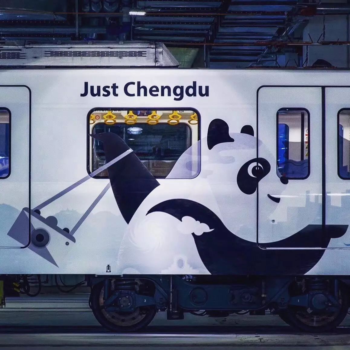 WWF 在成都太古里公交站邀你共同「守护野生大熊猫」