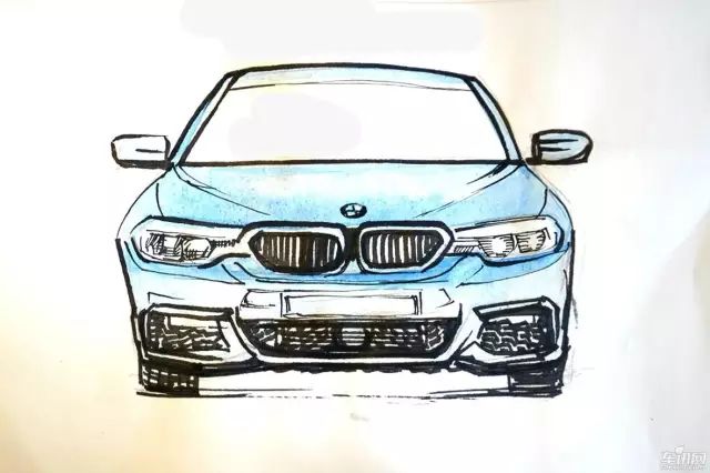 漫画版bmw5系li宝马鲨鱼鳍的由来