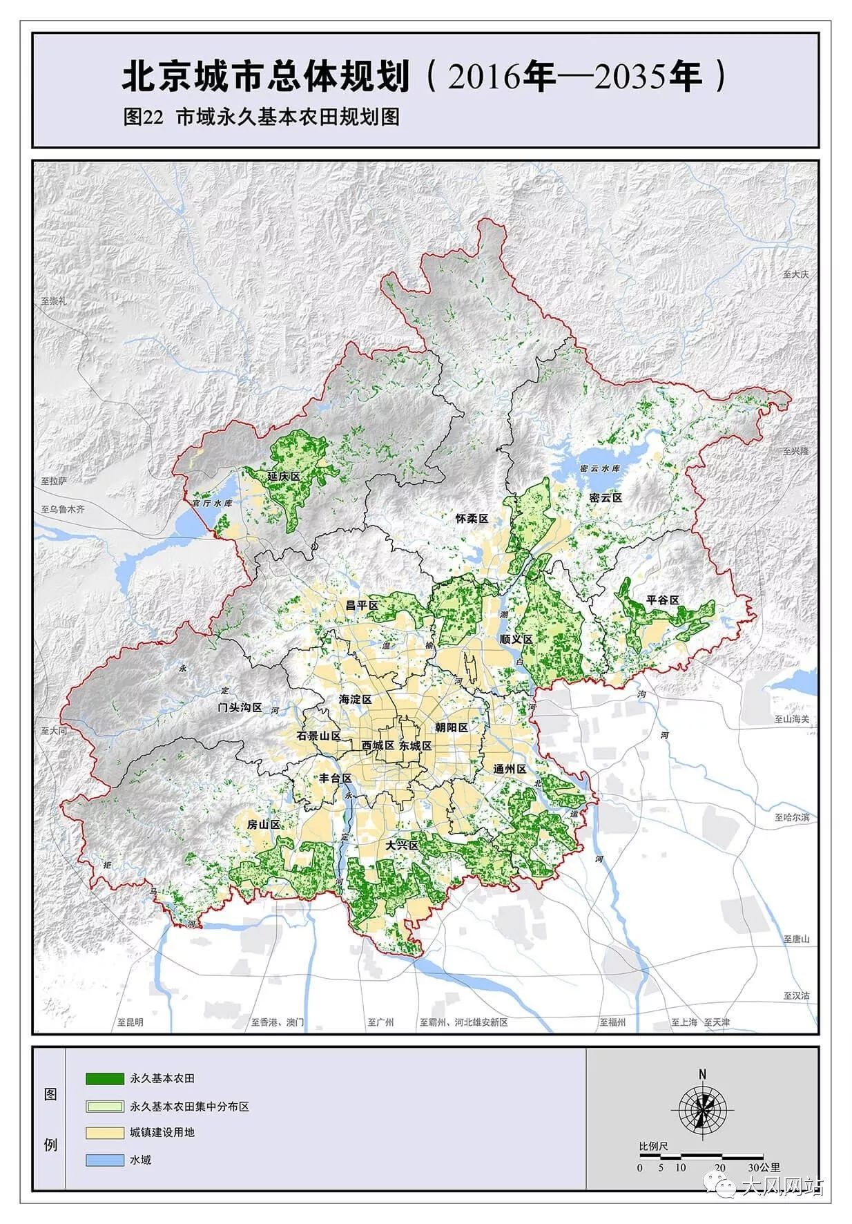 北京城市总体规划(2016~2035年)