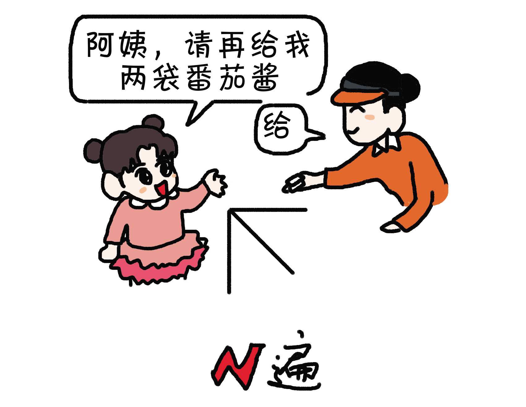 爱占小便宜的妈妈.