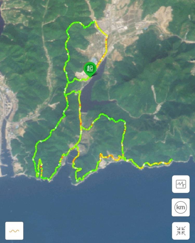 2017环黄泥川大连越野赛各组别轨迹下载