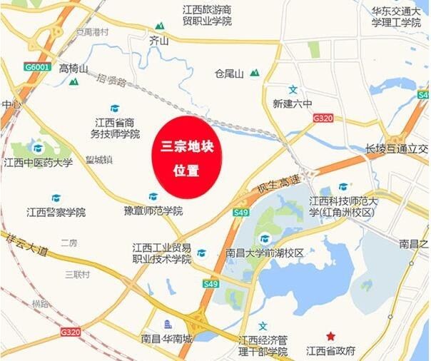 南昌市政12.76亿拿下新建区3宗商住用地!