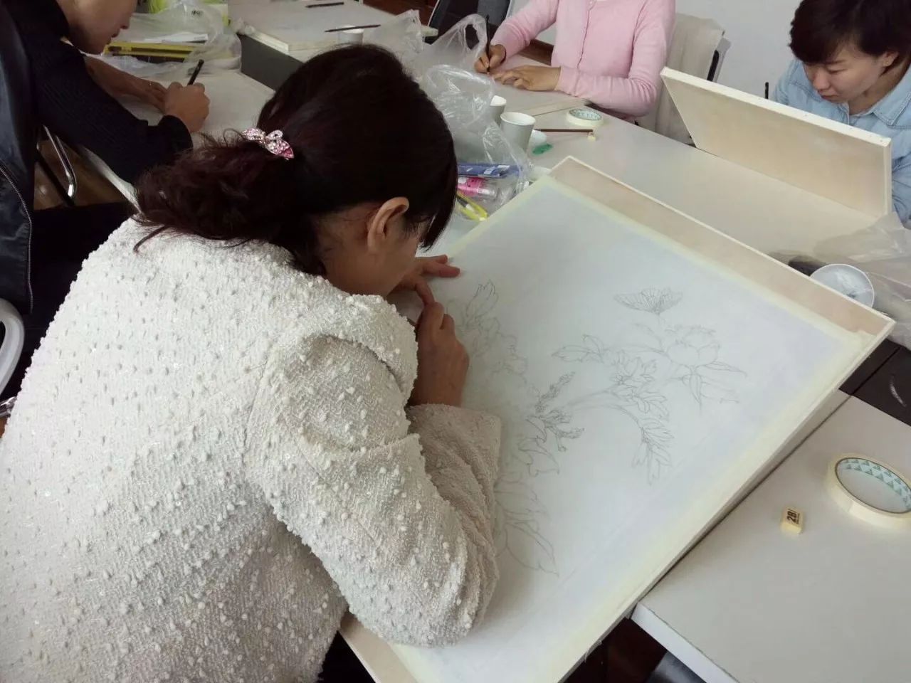 莲姐姐学堂:工笔画课程及曼陀罗绘画课程精彩掠影
