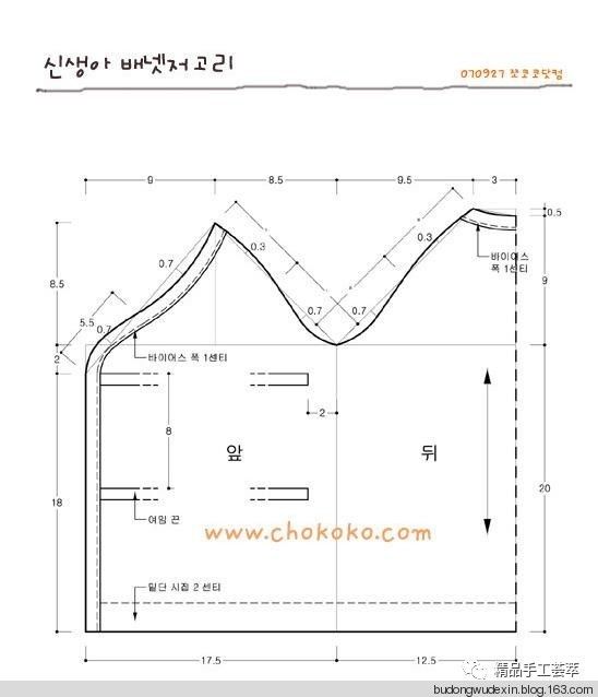 婴儿内衣裁剪图_自制婴儿睡袋裁剪图(3)