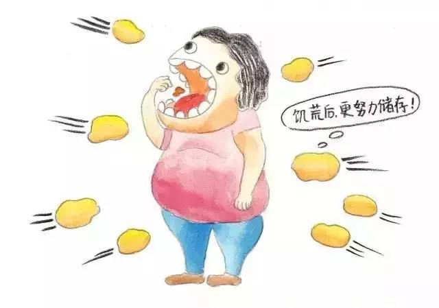 节食真的能减肥吗?小心把自己"饿胖了"!