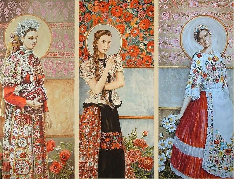 [欧易居·生活]水彩画里的匈牙利女装民俗服饰