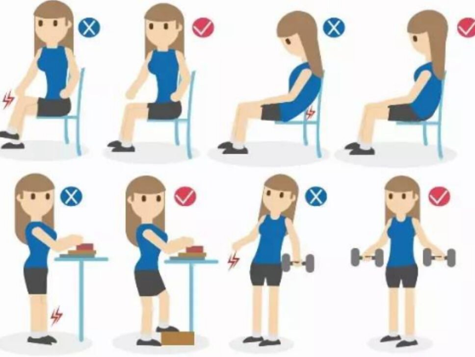 在平时的生活中,坐姿一定要坐好,避免长期坐姿不正确导致腰椎间盘突出