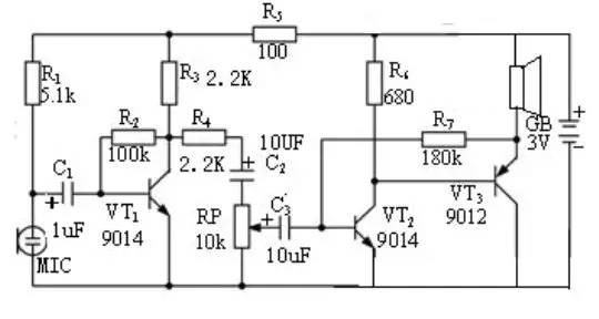 电路14:助听器的制作电路13:光控报警器的制作电路12:555多谐振荡器