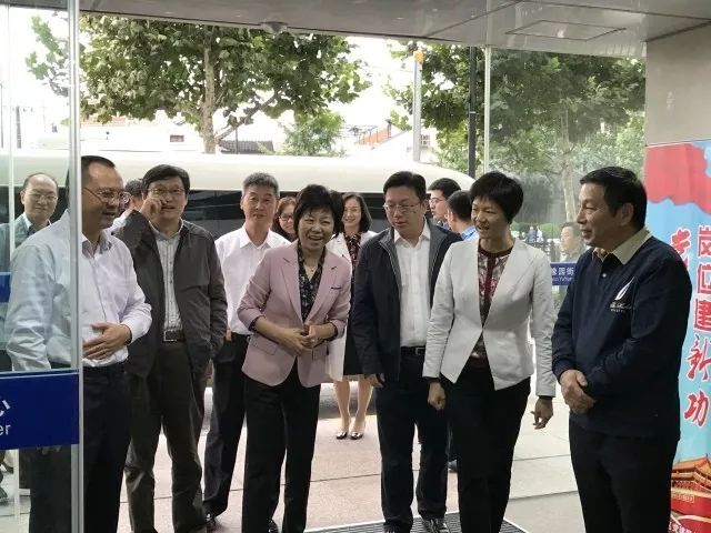 副区长左轶梅,区民政局党委书记,局长唐瀛中,豫园街道党工委书记曹炯