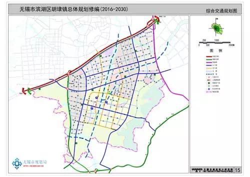 滨湖区胡埭总体规划批前公示 打造滨湖区高端制造业