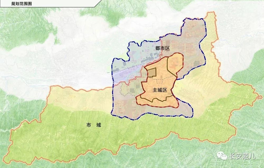 西安最新规划范围图仍未将西咸新区纳入主城区说好的大西安呢