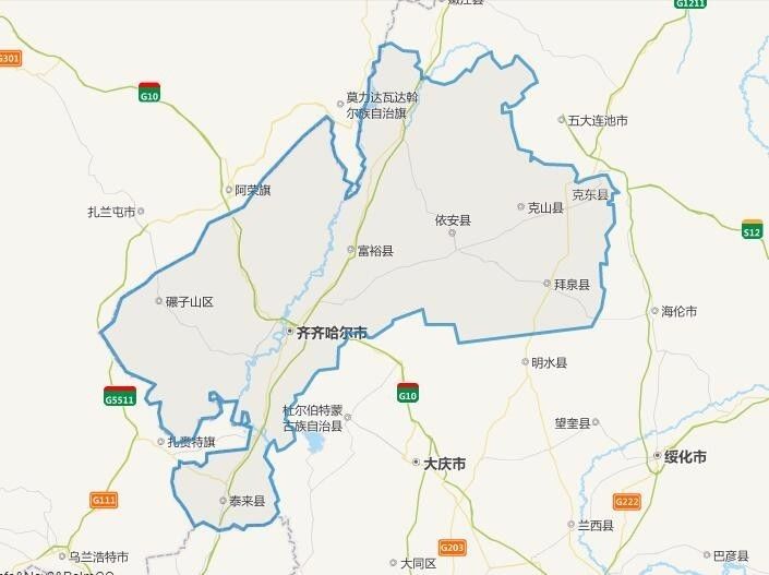 黑大公路途经 克东县全长52公里,覆盖4个乡镇51个村,辐射贫困人口107