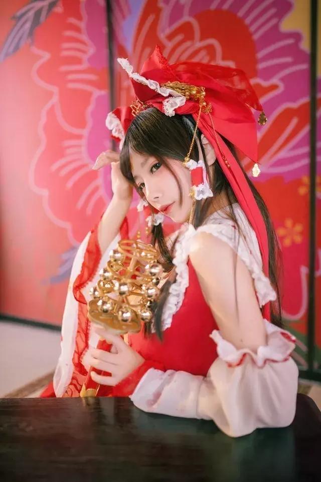 cosplay 二次元 萝莉萌妹子 博丽灵梦