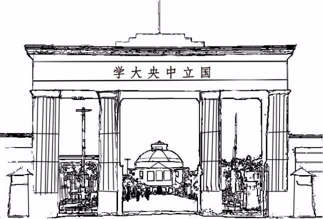 国立中央大学大门(1928-1949)