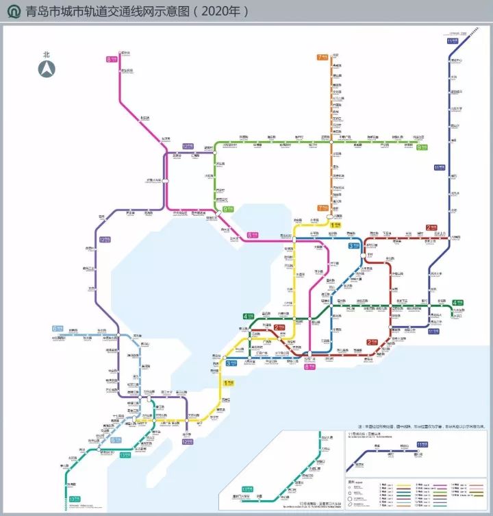 青岛人,16条地铁的开通时间,换乘站最全汇总!