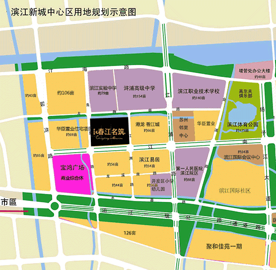 通港路高架将滨江新城与常熟市区相连,大大缩短了两地交通时间.