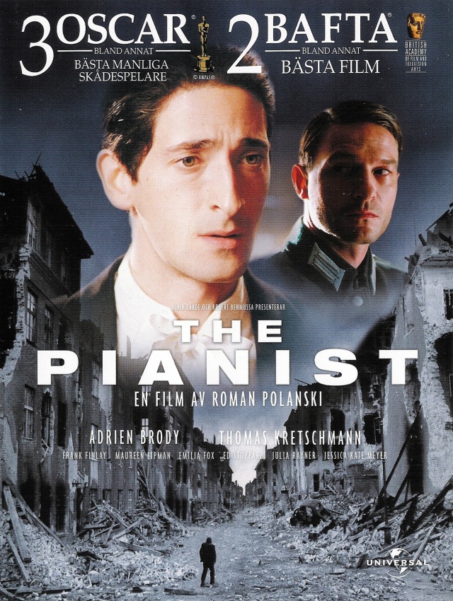 " 五 该片根据波兰犹太作曲家和钢琴家席皮尔曼的自传改编,描写了一个