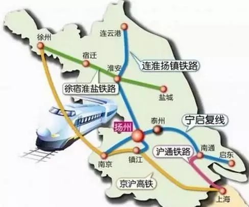 喜讯| 江苏铁路建设大爆发,3年后,扬州县县通高铁!
