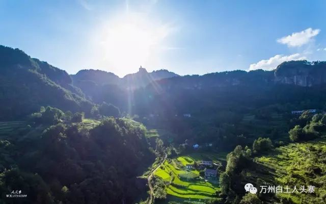 美翻了万州的这个景区一年四季都是美景