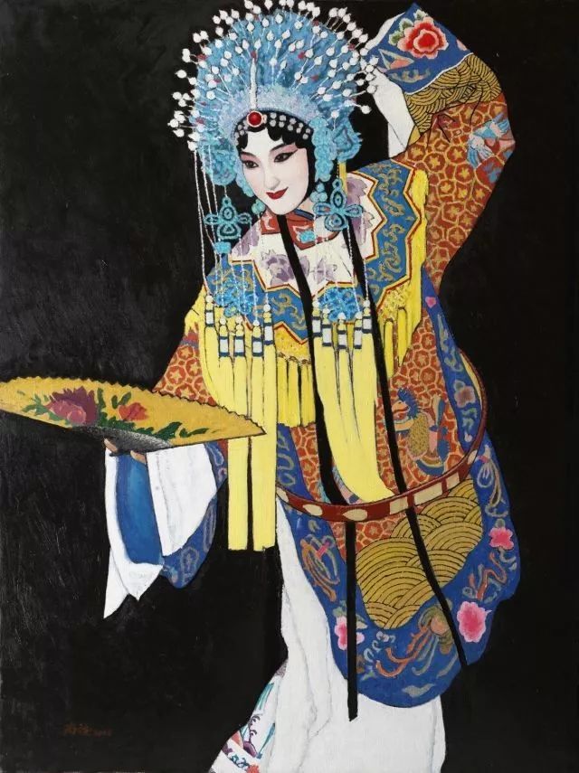 《贵妃醉酒》100*75cm 2016年