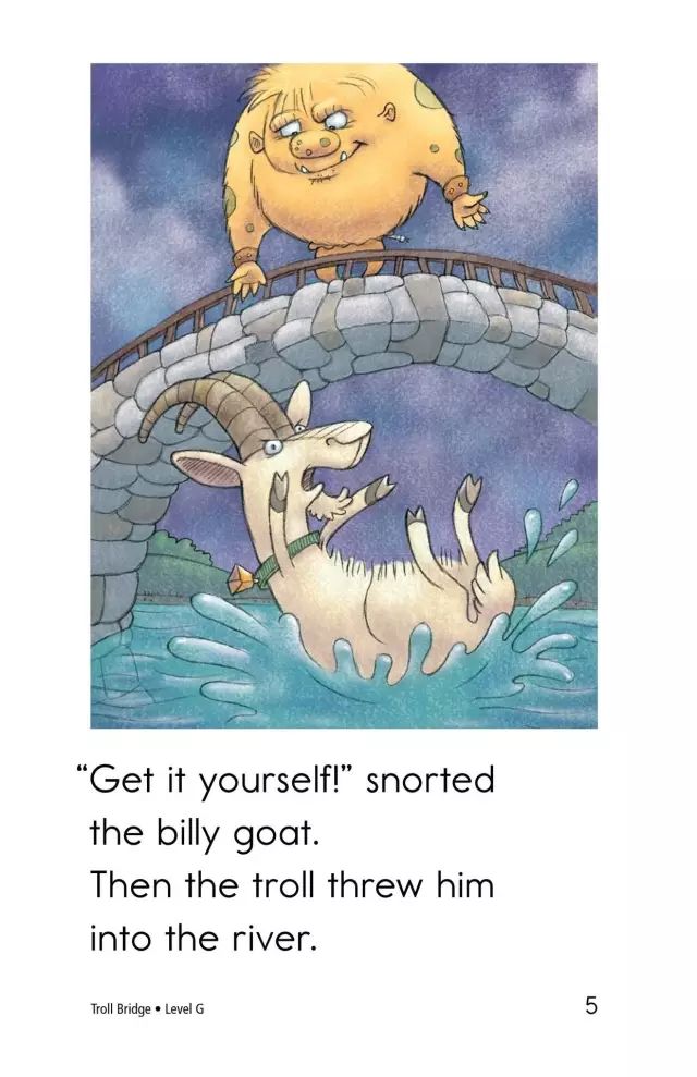 "get it yourself!" snorted the billy goat.