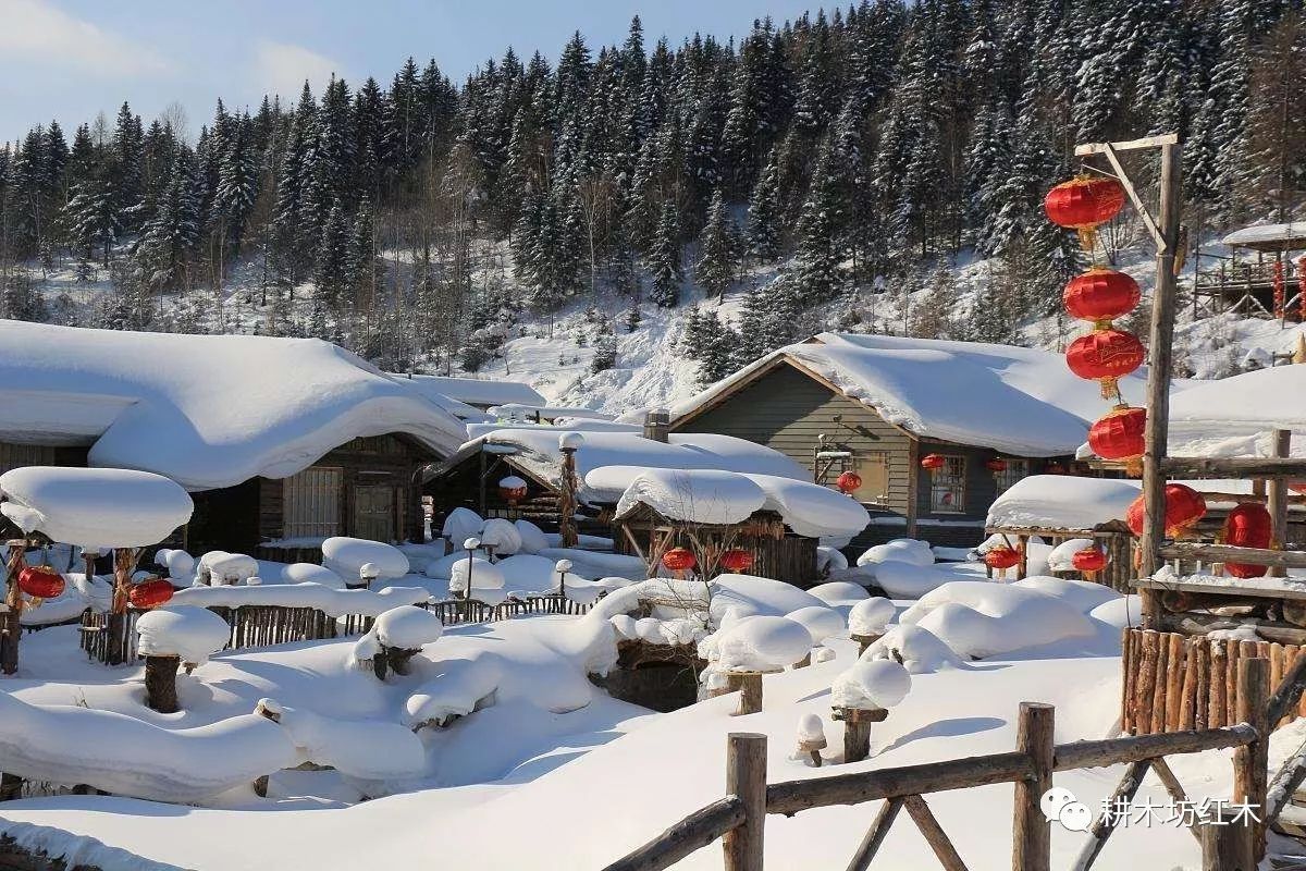 东北小镇松花身带雪古韵万家仰