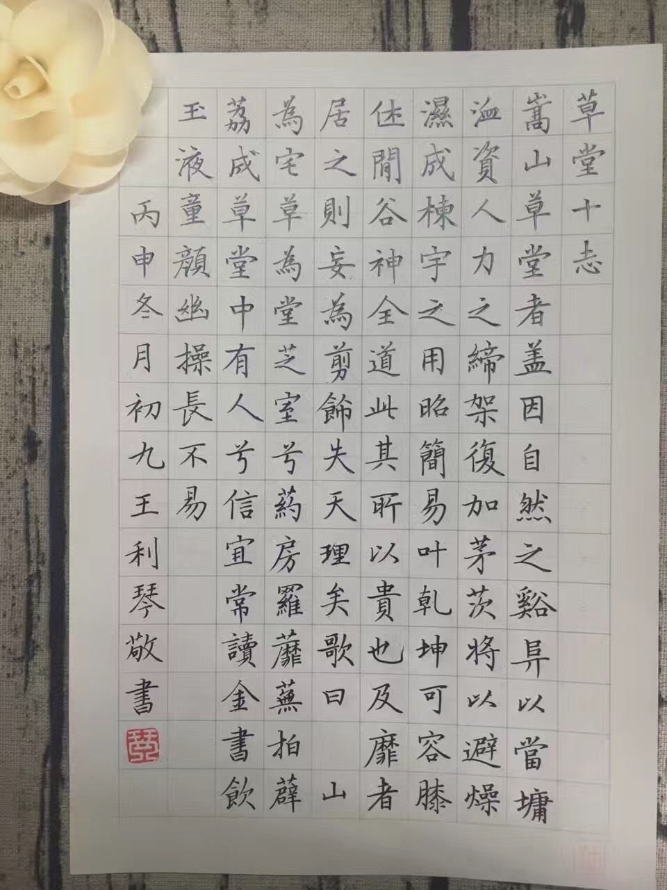 天的坚持练字 = 选择 策略 工具 验,进步只是应得的