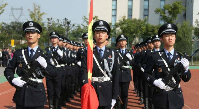 重磅带你了解江苏警官学院仪仗队多图慎入