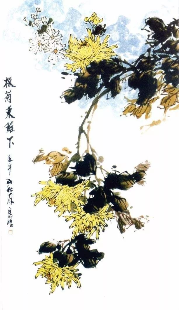 南朝梁代吴均的《续齐谐记》有云:"霜降之时,唯此草盛茂",因此菊花在