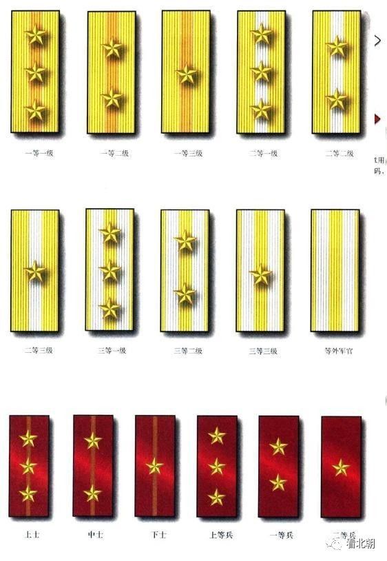 中国近代军衔图集清末新军满清禁卫军与北洋陆军