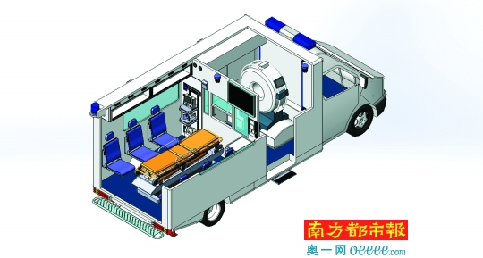 全国第二台 广东第一台 移动ct救护车落户广州