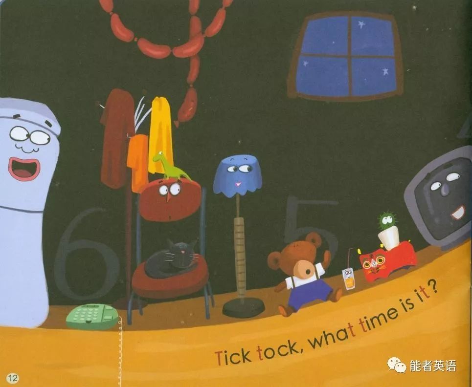 攀登英语·有趣的字母】t(t)《tick tock》read with