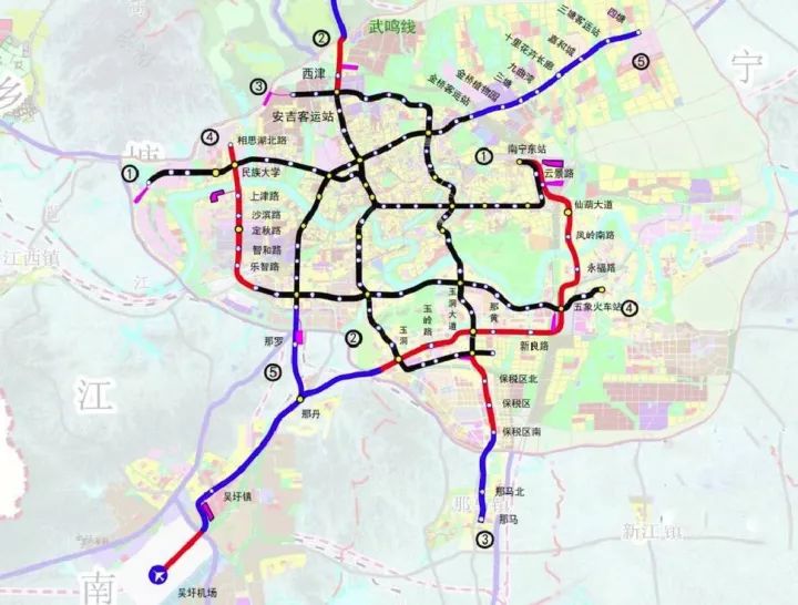 重磅一夜之间南宁地铁线路发生巨大变化兴宁朋友哭了武鸣朋友笑出声