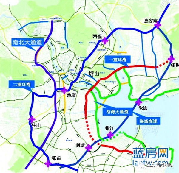 泉州市二重环湾快速路晋江段