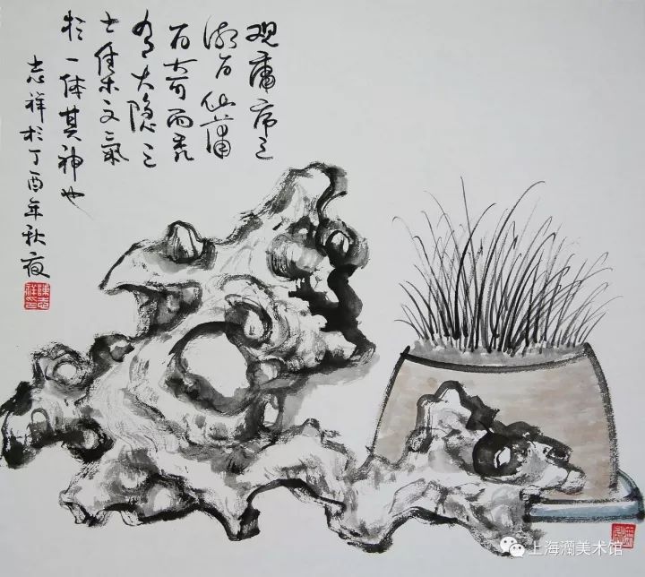 作品:坐看云起图 画家:施展 作品:云居图 画家:邱雨霏 作品:鹤心悠然