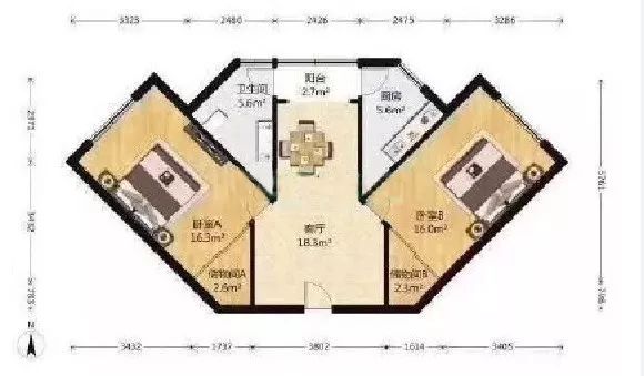 一大波奇葩户型来袭 小伙伴们表示昆明也有啊