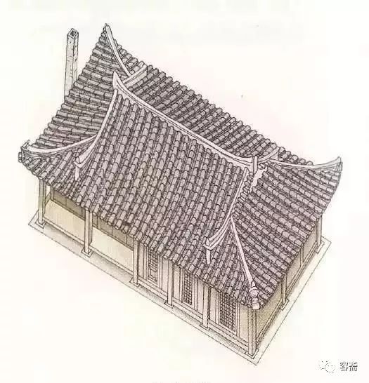 容斋笔记 中国民居分类 手绘图解
