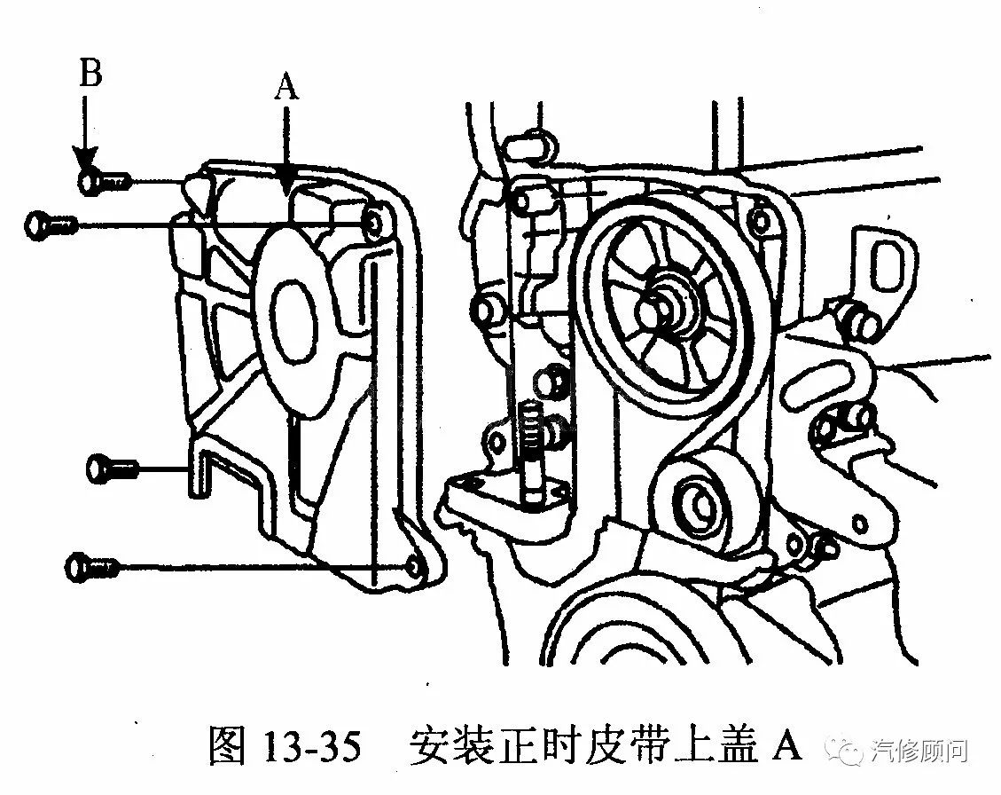 汽车正时悦达起亚赛拉图dohc16l型发动机正时校对方法