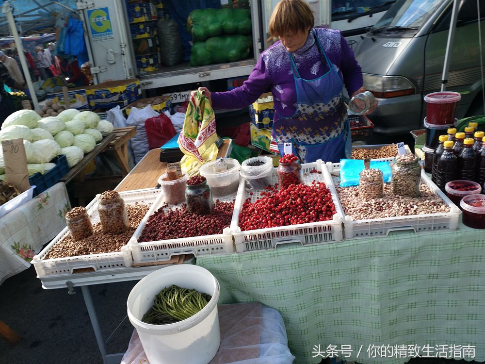 在俄罗斯海参崴逛大集 和咱这儿的农贸市场差别很大