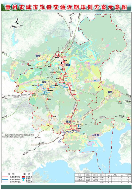 深圳地铁14号线又曝光坪山6个站选址了,预计三年后辐射200万人