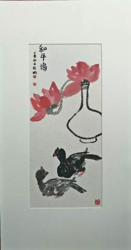 贺百年校庆,嘉积中学美术教师张娜国画作品11月1日展出