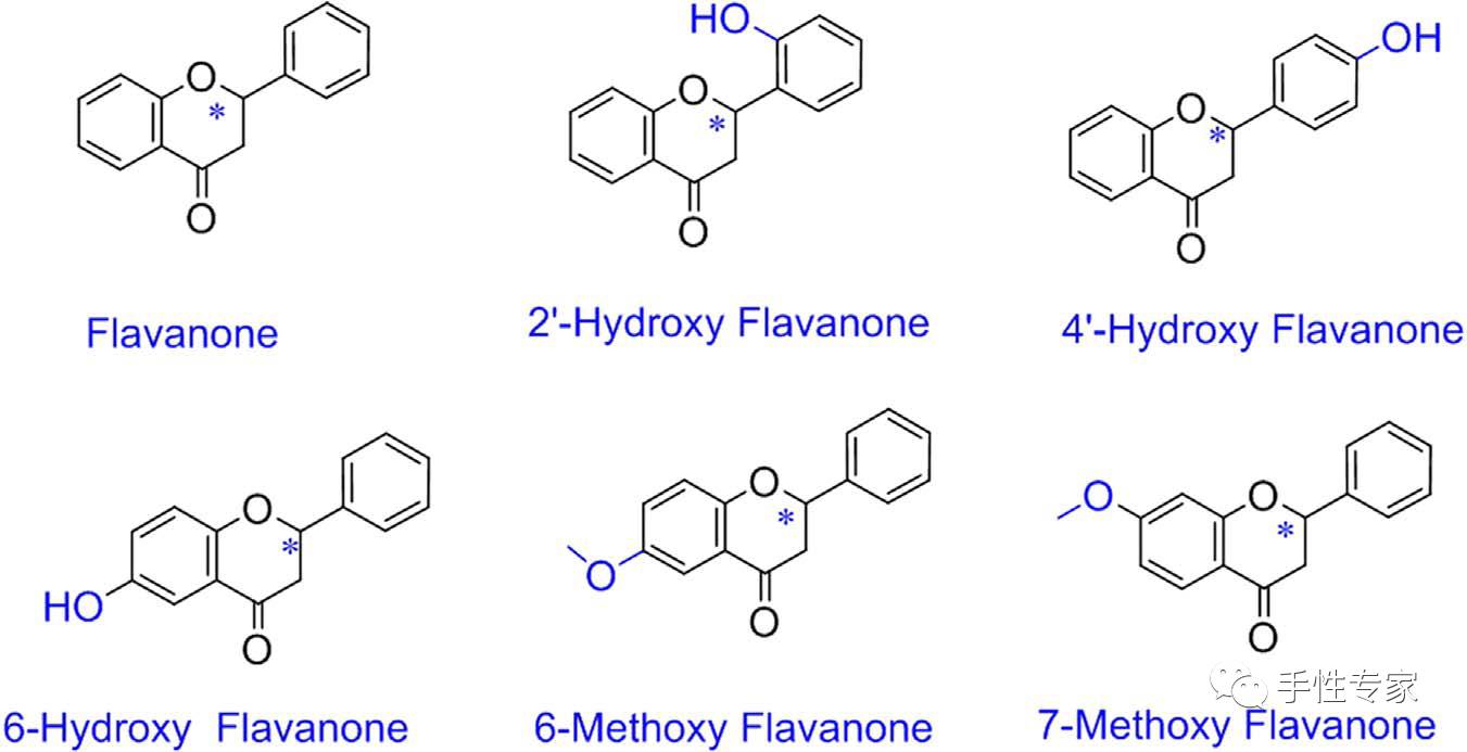 二氢黄酮的结构